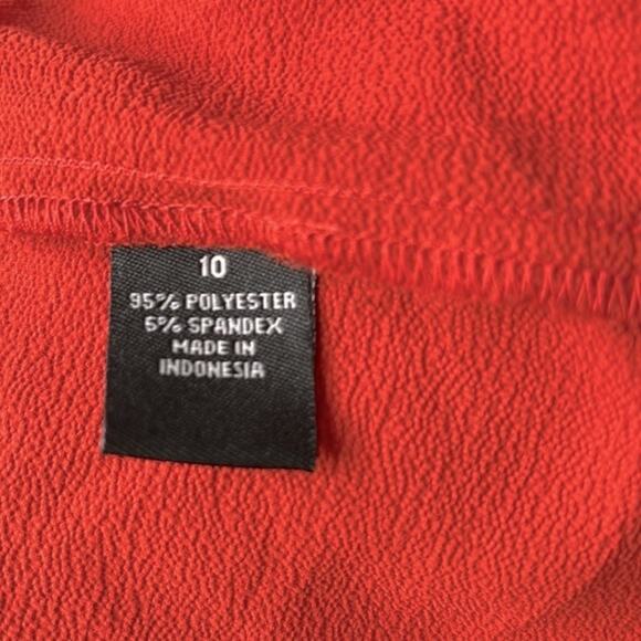 NWT! MSK Long Sleeve Boho Peasant Dress with Lace Up Bodice detail size 10 - Picture 10 of 10